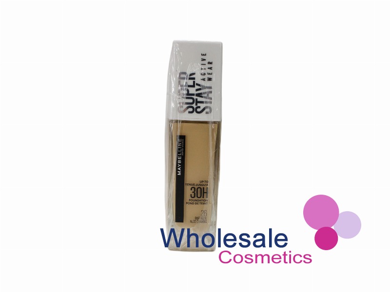 6 x Maybelline SuperStay 30Hr Full Coverage Foundation - 26 BUFF NUDE
